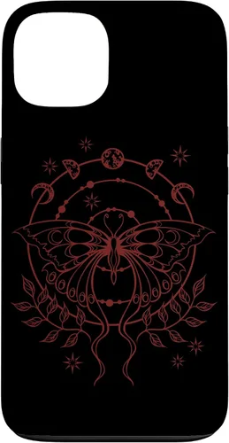 Vista 7 de Alt Emo Fairy Grunge Fairycore Goth Moth Moon Phases Case for iPhone 16