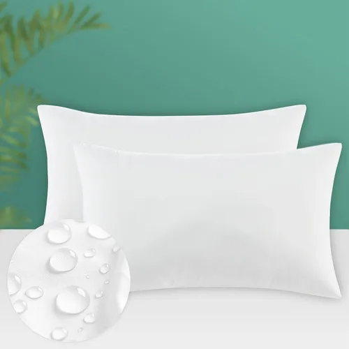 Vista 10 de Codi Juego de 2 rellenos de almohada para exteriores de 18 x 18 pulgadas, almohadas impermeables para muebles de patio
