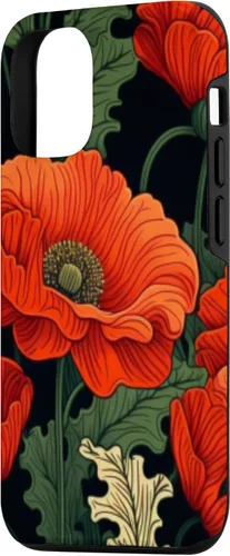 Vista 2 de Funda de flor de amapola para iPhone 15