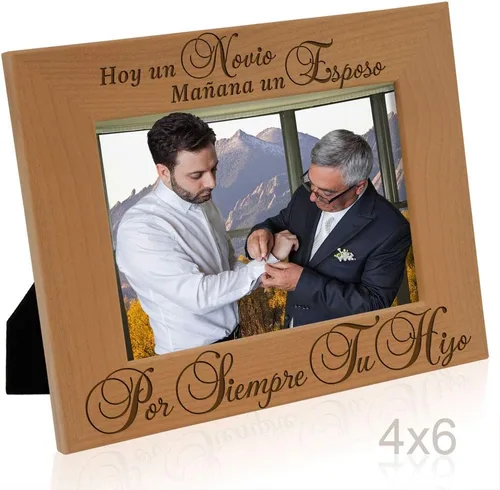 Vista 4 de KATE POSH - Regalos en español para madre del novio, regalos en español para padre del novio, regalos en español Hoy un Novio, regalos de boda