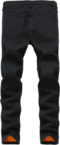 Vista 2 de FREDD MARSHALL - Jeans elásticos y ajustado para hombre con forro polar