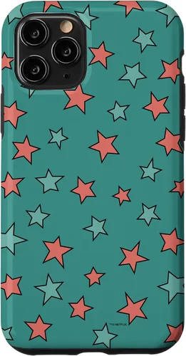 Vista 28 de Funda con patrón de estrellas de varios colores para iPhone 13 Pro Heartstopper