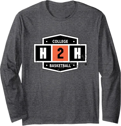 Vista 5 de H2H College Fantasy - Camiseta de manga larga para baloncesto Negro