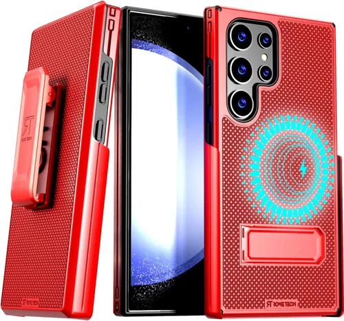 Vista 6 de Funda diseñada para Samsung Galaxy S24 con funda de clip para cinturón
