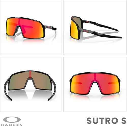 Vista 92 de Oakley Sutro OO9406 / OO9462 - Lentes de sol para hombre, kit de correa de accesorios, bolsa de microfibra