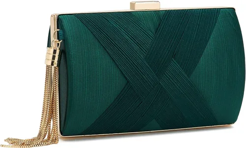 Vista 14 de Bolso de mano para mujer, bolso de noche con flecos, bolso de mano para mujer, bolso de mano de boda, bolso de mano con cadena, bolso cruzado