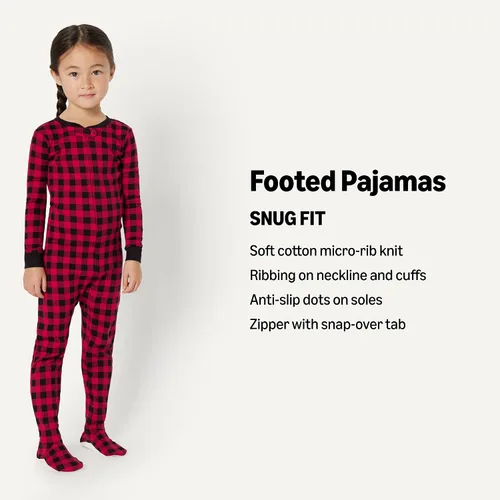 Vista 3 de Tienda Essentials Pijamas de vacaciones unisex para adultos, paquete múltiple