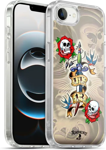 Vista 100 de Head Case Designs Funda de gel con licencia oficial de Alchemy Gothic 13 Dagger Illustration [protección de grado militar] compatible con Apple