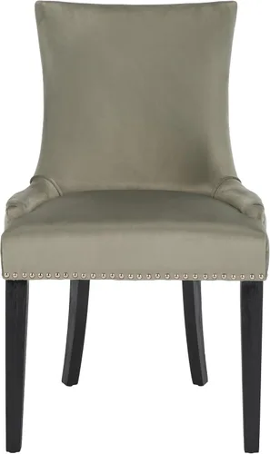 Vista 16 de Safavieh Mercer Collection Lester Navy/Espresso (juego de 2) Silla de comedor marino