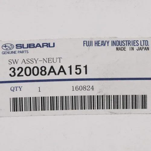 Vista 5 de Subaru Interruptor de seguridad neutro Subaru 2005-2014 Impreza WRX Legacy Forester Turbo M/T OEM original