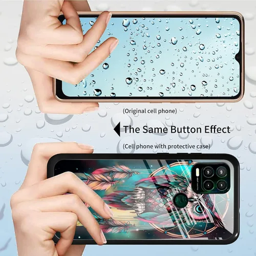 Vista 198 de Funda para Motorola Moto G Stylus 5G 2021 de vidrio templado, funda negra con diseño de mujer negra africana para mujeres y hombres, antiarañazos, a