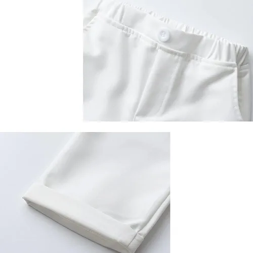 Vista 38 de IDOPIP Trajes de otoño e invierno para niños pequeños, camisa de manga larga con corbatín + chaleco + pantalones largos, overoles