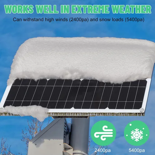 Vista 6 de Pilipane Cargador de batería solar de 250 W con controlador de carga de 10 A, kit de panel solar portátil, kit de panel solar monocristalino