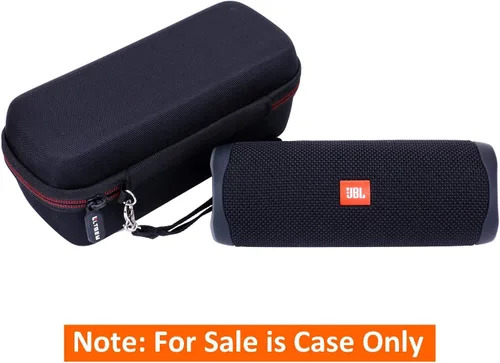 Vista 10 de LTGEM - Funda para altavoz Bluetooth portátil JBL Flip 7/6/5/Grip 1. Negro/Gris