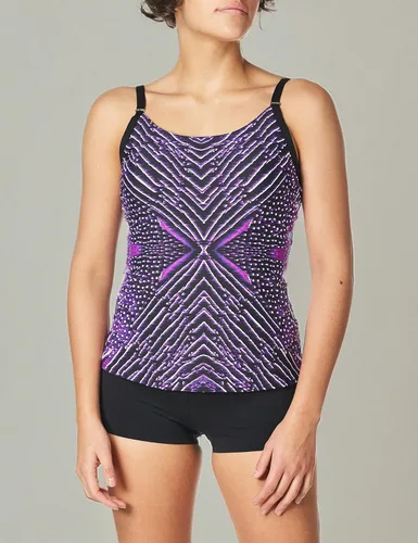 Vista 5 de Calvin Klein Top tankini básico con correa ajustable para mujer