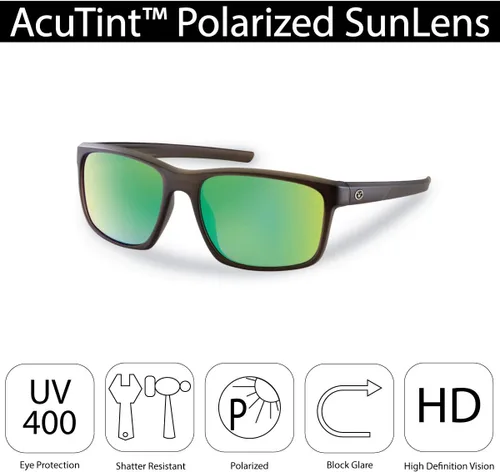 Vista 3 de Flying Fisherman Rip Current Gafas de sol polarizadas con AcuTint UV bloqueador para pesca y deportes al aire libre