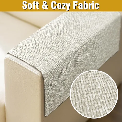 Vista 4 de Fundas para brazos de sofá, fundas para brazos de sofá, funda impermeable para reposabrazos de sofá, sillón, sofá de dos plazas, funda
