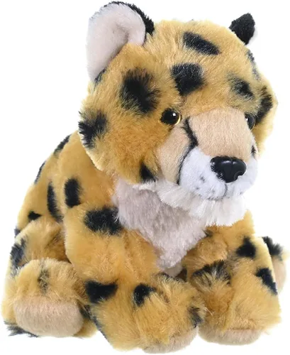 Vista 5 de Wild Republic Peluche de bebé de guepardo, animal de peluche, regalos para niños, Cuddlekins de 8 pulgadas