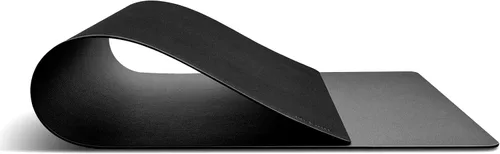 Vista 2 de Nekmit Esterilla protectora y secante para escritorio, de cuero, 34" x 16", Negro