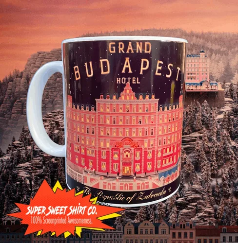Vista 2 de Taza de película Grand Budapest Hotel Wes Anderson
