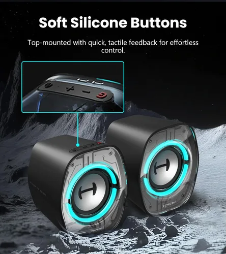 Vista 7 de Edifier G1000 II Altavoces de computadora de escritorio para juegos, controlador de rango completo de 2.5 pulgadas y graves mejorados, Bluetooth 5.4