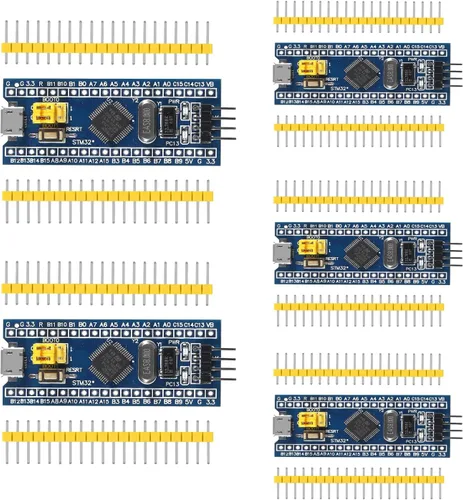 Vista 7 de 2PCS STM32F103C6T6 ARM STM32 Mínimo Desarrollo del Sistema Módulo de Junta de Aprendizaje