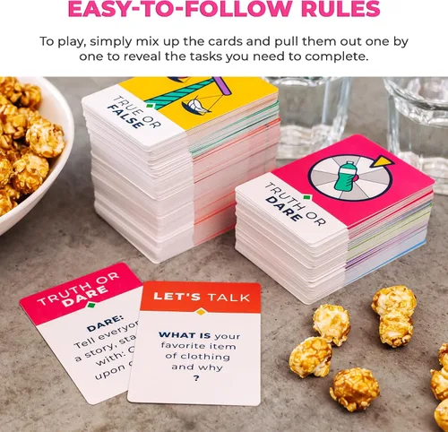 Vista 4 de Clever Fox 250 tarjetas de conversación familiar para niños y adultos - Iniciador de conversación, preguntas familiares y juego de conversación