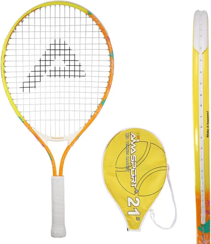 Vista 17 de AMA SPORT Raqueta de tenis para niños pequeños, kit de iniciación de raqueta de tenis de 17 a 25 pulgadas para niñas y niños con bolsa de nailon