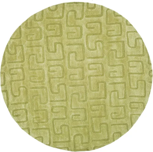 Vista 13 de SAFAVIEH Soho Collection - Alfombra decorativa de 2 x 3 pies, color verde claro, lana hecha a mano, ideal para zonas de alto tráfico en entrada