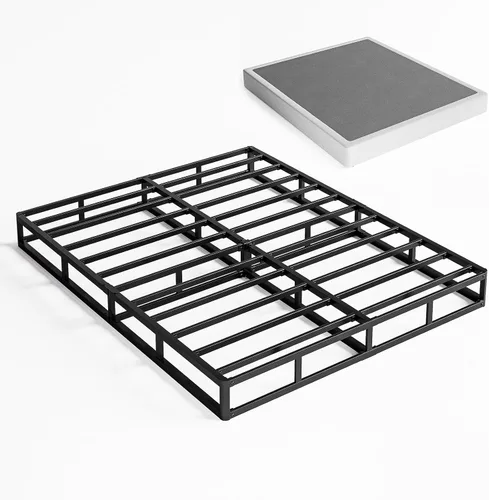 Vista 11 de ZIYOO Somier doble, base de colchón de metal, base de colchón de 7 pulgadas, fácil montaje, soporte resistente para 1000 libras, sin ruido