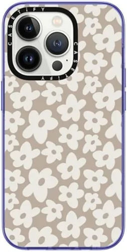 Vista 21 de CASETiFY - Funda compacta para iPhone 14 Pro probada contra caídas de grado militar 2x hasta 4 pies, con estampado transparente aguamarina