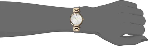 Vista 2 de Anne Klein Womens Diamond-Accented Mesh Bracelet Watch