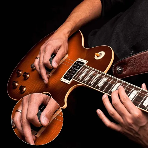 Vista 8 de Nature wild Animal Deers - Púas de guitarra personalizadas con estuche, púas de guitarra coloridas delgadas, medianas y pesadas, accesorio