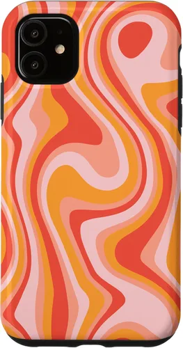Vista 8 de iPhone 16 Retro Groovy Liquid Swirl Hippie 70's 80's Psychedelic Case
