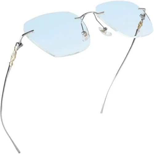 Vista 12 de LifeArt Pure Titanium Frame Glasses/Blue Light Blocking Reading Glasses, Reduce Eyestrain, Stylish for Men and Women