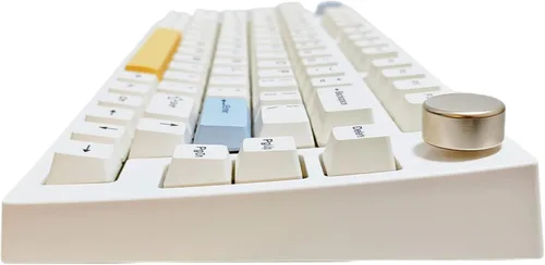 Vista 5 de NJ80-AP Teclado mecánico inalámbrico con perilla Bluetooth 5.0/2.4G/conexión con cable 75% Teclado para juegos programable RGB personalizado