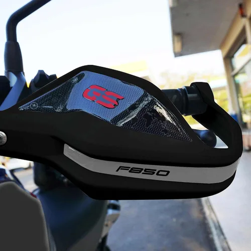 Vista 5 de labelbike - Adhesivos de resina 3D para moto, protectores de manos compatibles con BMW F850 GS y 850 ADV 2018-2024 Gold