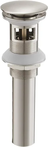 Vista 16 de BWE Tapón de drenaje negro para fregadero con desbordamiento, se adapta al orificio estándar del fregadero de baño de 1-1/2 a 1-3/4 pulgadas, negro