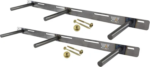 Vista 8 de Par de resistentes soportes de 2" para repisa flotante HECHO EN EE.UU.