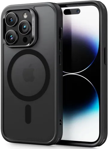 Vista 28 de ESR Funda para iPhone 14 Pro, compatible con MagSafe, protección de grado militar a prueba de golpes, resistente al amarillamiento, funda magnética