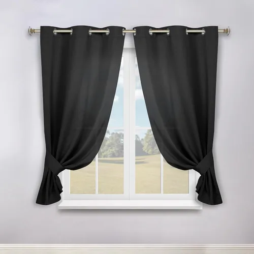 Vista 40 de Superior Blackout Curtains, Room Darkening, Bedroom, Drapes, Kitchen, Living Room Window Accents, Sun Blocking, Thermal, 2 Pack, Solid Blackout