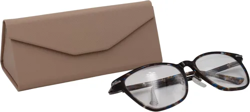 Vista 2 de Real Sic Funda para lentes de sol para hombres y mujeres, soporte magnético plegable para lentes de sol, inspirado en el color sólido