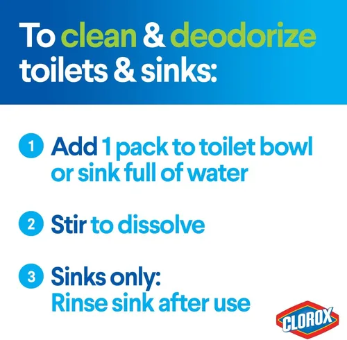 Vista 5 de Clorox Paquetes de blanqueador Zero Splash - Cápsulas de lavandería, paquete de 4