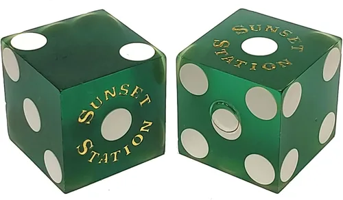 Vista 35 de Par de dados de casino en serie a juego - Auténticos dados de dados de Las Vegas 0.748 in, juegos de mesa y coleccionables - Aliante rojo pulido