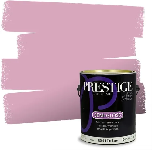 Vista 27 de Prestige Paints - Pintura exterior e imprimación en uno, 1 galón, plano, E500-P-A011GP
