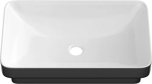 Vista 19 de Lordear Fregadero pequeño montado en la pared, fregadero de baño de esquina flotante para colgar en la pared, lavabo de cerámica blanca brillante
