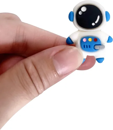 Vista 9 de 100 piezas Mini Space Planet Astronauta Decoración Mixta de Espalda Plana Conjuntos de Resina para DIY Casa de Muñecas Funda Teléfono