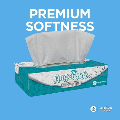 Vista 3 de Georgia-Pacific Pañuelo facial profesional de 2 capas, 100 pañuelos por caja