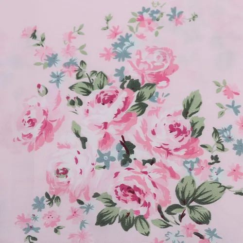 Vista 7 de Paquete de 2 fundas de almohada florales rosas tamaño estándar, 100% algodón de 600 hilos, 20 x 30 pulgadas
