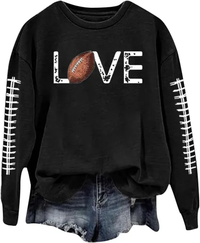 Vista 12 de Sudadera casual para mujer, manga larga, con cuello redondo, ropa de primavera, tallas S-3XL